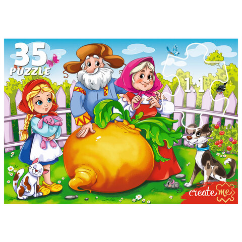 Пазл картонный для детей АССОРТИ, УМНЫЕ ИГРЫ, ш/к 84580