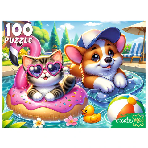 Пазл картонный "МАКСИ-ПАЗЛЫ", АССОРТИ, 180х125х40 мм, РК - фото 22