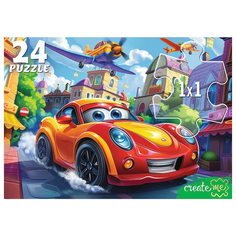 Пазл картонный для детей АССОРТИ, УМНЫЕ ИГРЫ, ш/к 84580