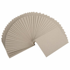 Картон переплетный, толщина 1,5 мм, А5 (148&times;210 мм), КОМПЛЕКТ 40 шт., BRAUBERG ART, 665559