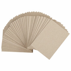 Картон переплетный, толщина 1,5 мм, А6 (105&times;148 мм), КОМПЛЕКТ 40 шт., BRAUBERG ART, 665562