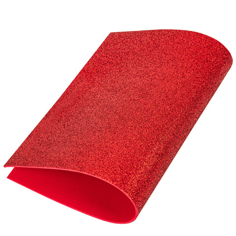 Пористая резина/фоамиран А4, 2 мм, НАБОР, 30 листов, 30 цветов, яркие цвета, блестки, ОСТРОВ СОКРОВИЩ, 665666 - фото 3