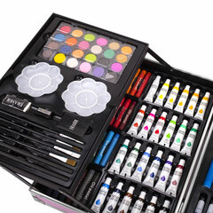 Набор ЮНОГО ХУДОЖНИКА &laquo;ЕДИНОРОГ&raquo; для рисования и творчества в кейсе ЮНЛАНДИЯ, 165 предметов, 665670