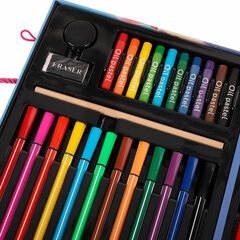 Набор ЮНОГО ХУДОЖНИКА &laquo;ПРИНЦЕССА&raquo; для рисования и творчества в кейсе ЮНЛАНДИЯ, 75 предметов, 665673