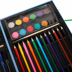 Набор ЮНОГО ХУДОЖНИКА &laquo;ОРЕЛ&raquo; для рисования и творчества в кейсе ЮНЛАНДИЯ, 75 предметов, 665674