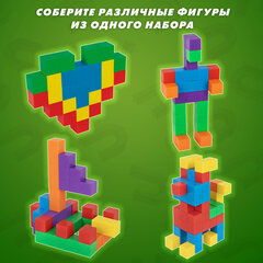 Магнитный конструктор MAGNETIC CUBES "КУБИЧЕСКИЙ", 72 магнитных кубика, BRAUBERG KIDS