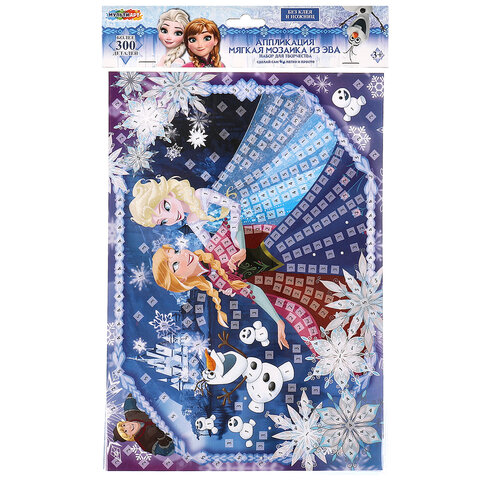 Фигурная мозаика из ЭВА, АССОРТИ 12 видов, 21х30 см, на картоне, МУЛЬТИ АРТ, 5919 - фото 9