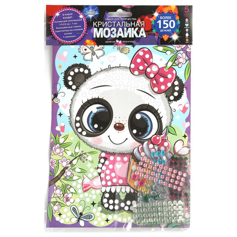 Алмазная мозаика детская АССОРТИ 10 видов, 17х23 см, на картоне, МУЛЬТИ АРТ, 5940 - фото 9