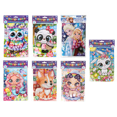 Фигурная мозаика из ЭВА, АССОРТИ 7 видов, 15х21 см, на картоне, МУЛЬТИ АРТ, 5926