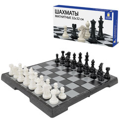 Шахматы магнитные ХИТ, доска 32&times;32 см, ЗОЛОТАЯ СКАЗКА, 665762
