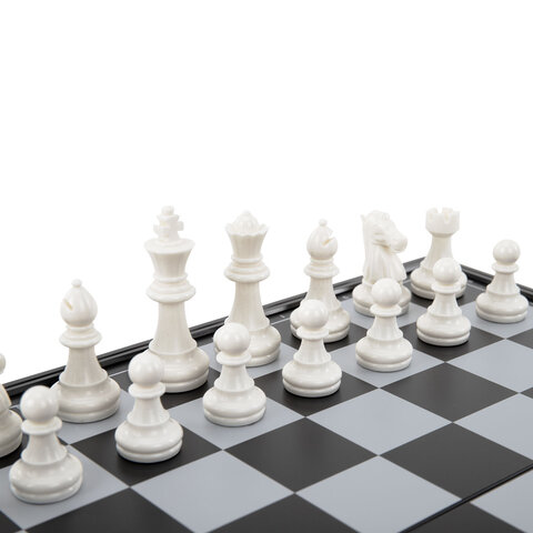 Шахматы, шашки, нарды магнитные "3в1" ХИТ, доска 25*25см, ЗОЛОТАЯ СКАЗКА, 665763