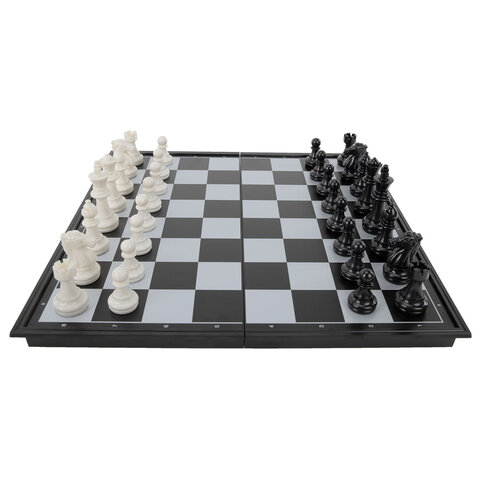 Шахматы, шашки, нарды магнитные "3в1" ХИТ, доска 25*25см, ЗОЛОТАЯ СКАЗКА, 665763