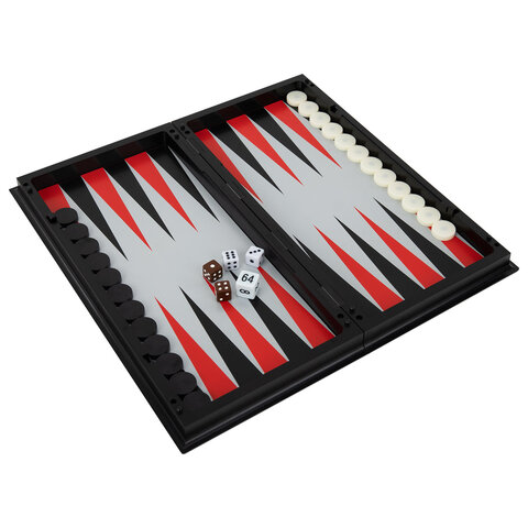 Шахматы, шашки, нарды "3 в 1", магнитные ХИТ, доска 32х32 см, ЗОЛОТАЯ СКАЗКА, 665764 - фото 15