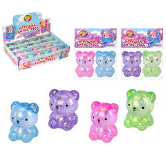 Игрушка-антистресс &laquo;МЕДВЕДИКИ. НАБОР 2 ШТУКИ&raquo;, 5 см, ассорти 4 цвета, дисплей, JOLLY JOT (ДЖОЛЛИ ДЖОТ), 665771