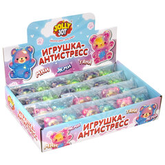 Игрушка-антистресс &laquo;МЕДВЕДИКИ. НАБОР 2 ШТУКИ&raquo;, 5 см, ассорти 4 цвета, дисплей, JOLLY JOT (ДЖОЛЛИ ДЖОТ), 665771