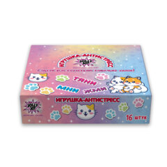 Игрушка-антистресс &laquo;КОШАЧЬЯ ЛАПКА &mdash; СОЧНЫЙ АРБУЗ&raquo;, 7&times;6 см, дисплей, JOLLY JOT (ДЖОЛЛИ ДЖОТ), 665775