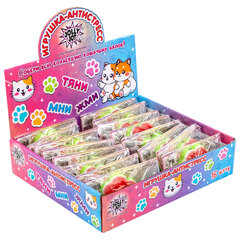 Игрушка-антистресс &laquo;КОШАЧЬЯ ЛАПКА &mdash; СОЧНЫЙ АРБУЗ&raquo;, 7&times;6 см, дисплей, JOLLY JOT (ДЖОЛЛИ ДЖОТ), 665775