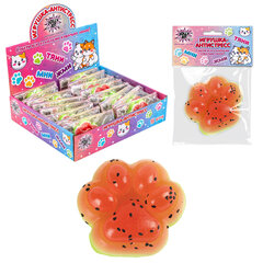 Игрушка-антистресс &laquo;КОШАЧЬЯ ЛАПКА &mdash; СОЧНЫЙ АРБУЗ&raquo;, 7&times;6 см, дисплей, JOLLY JOT (ДЖОЛЛИ ДЖОТ), 665775