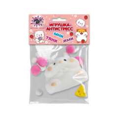 Игрушка-антистресс &laquo;ХОМЯЧОК&raquo;, 6&times;4 см, ассорти 2 вида, дисплей, JOLLY JOT (ДЖОЛЛИ ДЖОТ), 665783