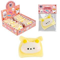 Игрушка-антистресс &laquo;КОТИК-ТОСТИК&raquo;, 8&times;7 см, дисплей, JOLLY JOT (ДЖОЛЛИ ДЖОТ), 665784