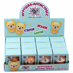 Игрушка-антистресс &laquo;ВЕСЁЛЫЙ ПЁСИК&raquo;, 5&times;8 см, дисплей, JOLLY JOT (ДЖОЛЛИ ДЖОТ), 665802