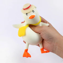 Игрушка-антистресс &laquo;СЧАСТЛИВЫЙ ГУСЬ&raquo;, 13 см, ассорти 2 цвета, JOLLY JOT (ДЖОЛЛИ ДЖОТ), 665804