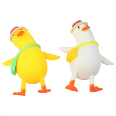 Игрушка-антистресс &laquo;СЧАСТЛИВЫЙ ГУСЬ&raquo;, 13 см, ассорти 2 цвета, JOLLY JOT (ДЖОЛЛИ ДЖОТ), 665804