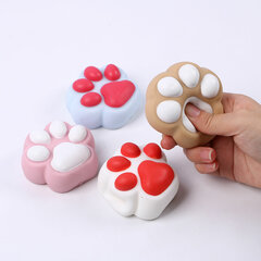 Игрушка-антистресс &laquo;КОШАЧЬЯ ЛАПКА&raquo;, 6&times;6 см, ассорти 4 цвета, JOLLY JOT (ДЖОЛЛИ ДЖОТ), 665805