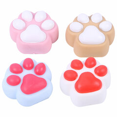 Игрушка-антистресс &laquo;КОШАЧЬЯ ЛАПКА&raquo;, 6&times;6 см, ассорти 4 цвета, JOLLY JOT (ДЖОЛЛИ ДЖОТ), 665805