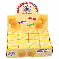 Игрушка-антистресс &laquo;СЫР&raquo;, 6 см, дисплей, JOLLY JOT (ДЖОЛЛИ ДЖОТ), 665807