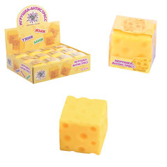 Игрушка-антистресс &laquo;СЫР&raquo;, 6 см, дисплей, JOLLY JOT (ДЖОЛЛИ ДЖОТ), 665807