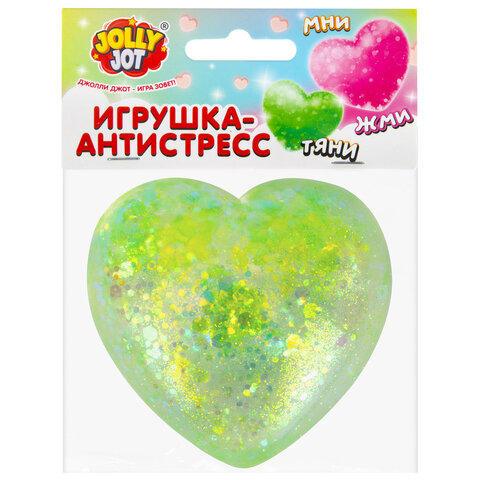 Игрушка-антистресс "СТЕКЛЯННОЕ СЕРДЦЕ", 5 см, ассорти 4 цвета, дисплей, JOLLY JOT (ДЖОЛЛИ ДЖОТ), 665808 - фото 10
