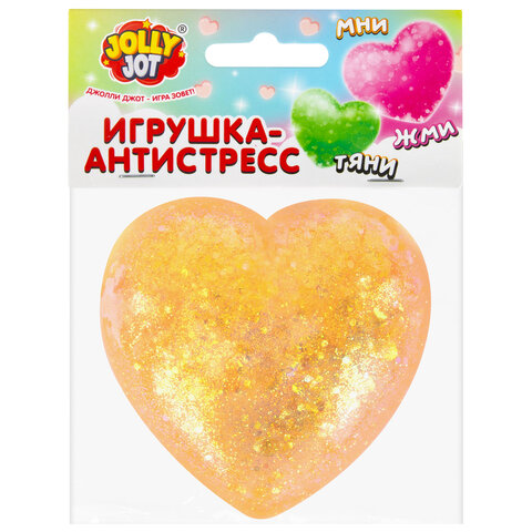 Игрушка-антистресс "СТЕКЛЯННОЕ СЕРДЦЕ", 5 см, ассорти 4 цвета, дисплей, JOLLY JOT (ДЖОЛЛИ ДЖОТ), 665808 - фото 8