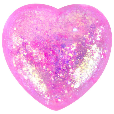 Игрушка-антистресс "СТЕКЛЯННОЕ СЕРДЦЕ", 5 см, ассорти 4 цвета, дисплей, JOLLY JOT (ДЖОЛЛИ ДЖОТ), 665808 - фото 4