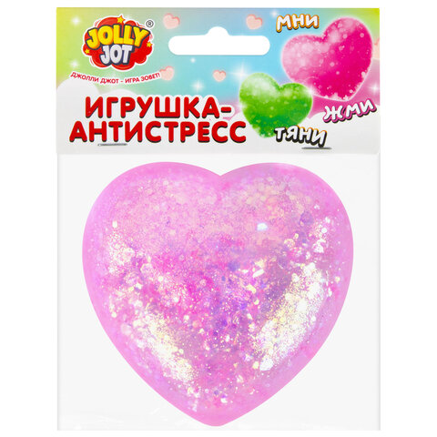 Игрушка-антистресс "СТЕКЛЯННОЕ СЕРДЦЕ", 5 см, ассорти 4 цвета, дисплей, JOLLY JOT (ДЖОЛЛИ ДЖОТ), 665808 - фото 9