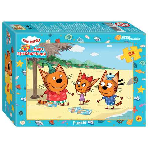 Пазл картонный 54 элемента, ЛИЦЕНЗИОННЫЕ СЮЖЕТЫ, АССОРТИ, 9х6,5,х2,5 см