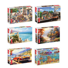 Пазл картонный 1500 элементов АССОРТИ, 670х480 мм, HATBER