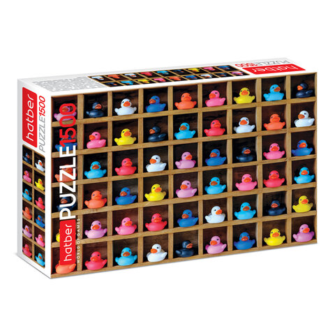 Пазл картонный 1500 элементов, АССОРТИ, 670х480мм, HATBER