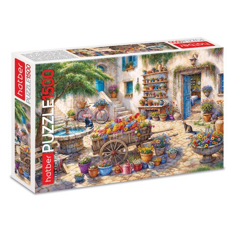 Пазл картонный 1500 элементов, АССОРТИ, 670х480мм, HATBER