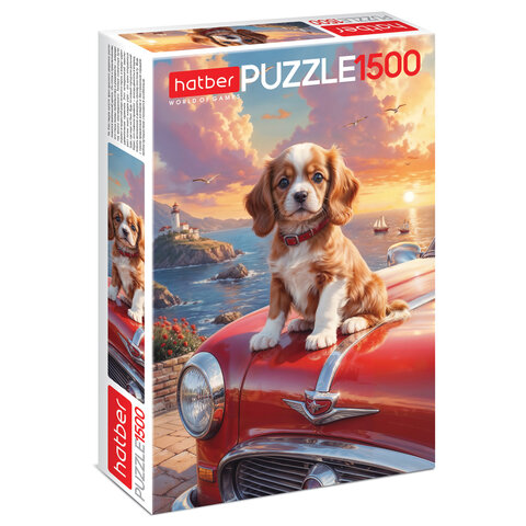 Пазл картонный 1500 элементов, АССОРТИ, 670х480мм, HATBER