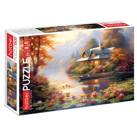 Пазл картонный 1500 элементов, АССОРТИ, 670х480мм, HATBER