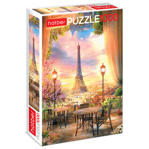 Пазл картонный 1500 элементов, АССОРТИ, 670х480мм, HATBER