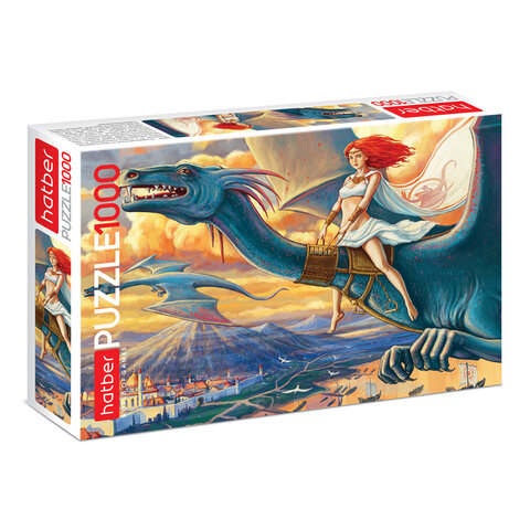 Пазл картонный 1500 элементов, АССОРТИ, 670х480мм, HATBER