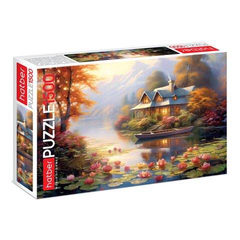 Пазл картонный 1500 элементов, АССОРТИ, 670х480мм, HATBER