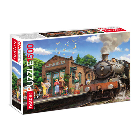 Пазл картонный 1500 элементов, АССОРТИ, 670х480мм, HATBER