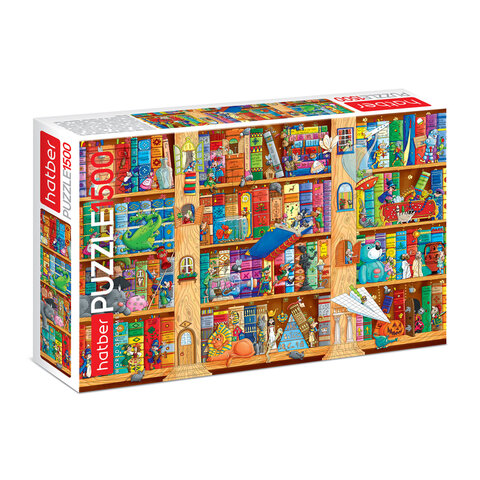 Пазл картонный 1500 элементов, АССОРТИ, 670х480мм, HATBER