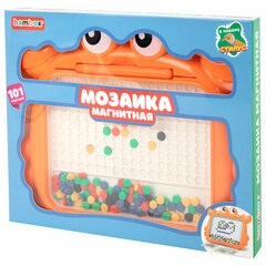 Мозаика магнитная развивающая для детей &laquo;Краб&raquo;, стилус, 101 магнит, 10 карточек, BAMBOX (БАМБОКС), 665889