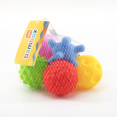 Тактильные мячики, сенсорные игрушки развивающие, ЭКО, 6 штук, диаметр 60-80 мм, BAMBOX BABY (БАМБОКС БЭБИ), 665898