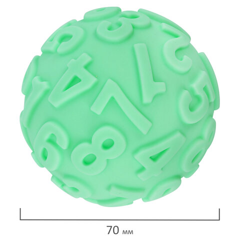 Тактильные мячики, сенсорные игрушки развивающие, ЭКО, 10 штук, диаметр 60-80 мм, BAMBOX BABY (БАМБОКС БЭБИ), 665899 - фото 6