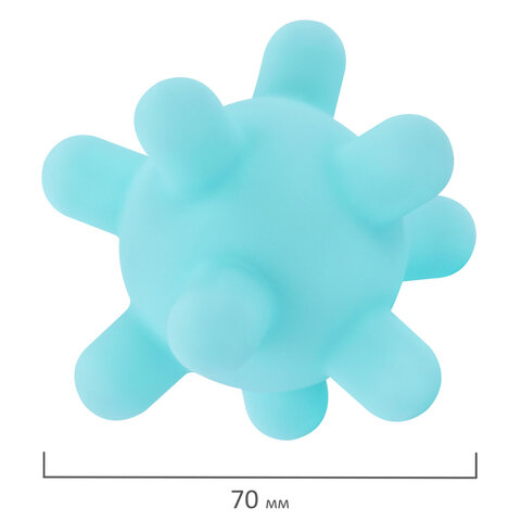 Тактильные мячики, сенсорные игрушки развивающие, ЭКО, 10 штук, диаметр 60-80 мм, BAMBOX BABY (БАМБОКС БЭБИ), 665899 - фото 9